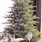 Glitzhome® 7.5ft Pre-Lit Green Full Fir Artificial Christmas Tree, Multicolor LED Lights